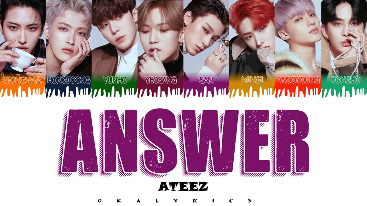 ATEEZ ~ Answer Color Coded Lyrics