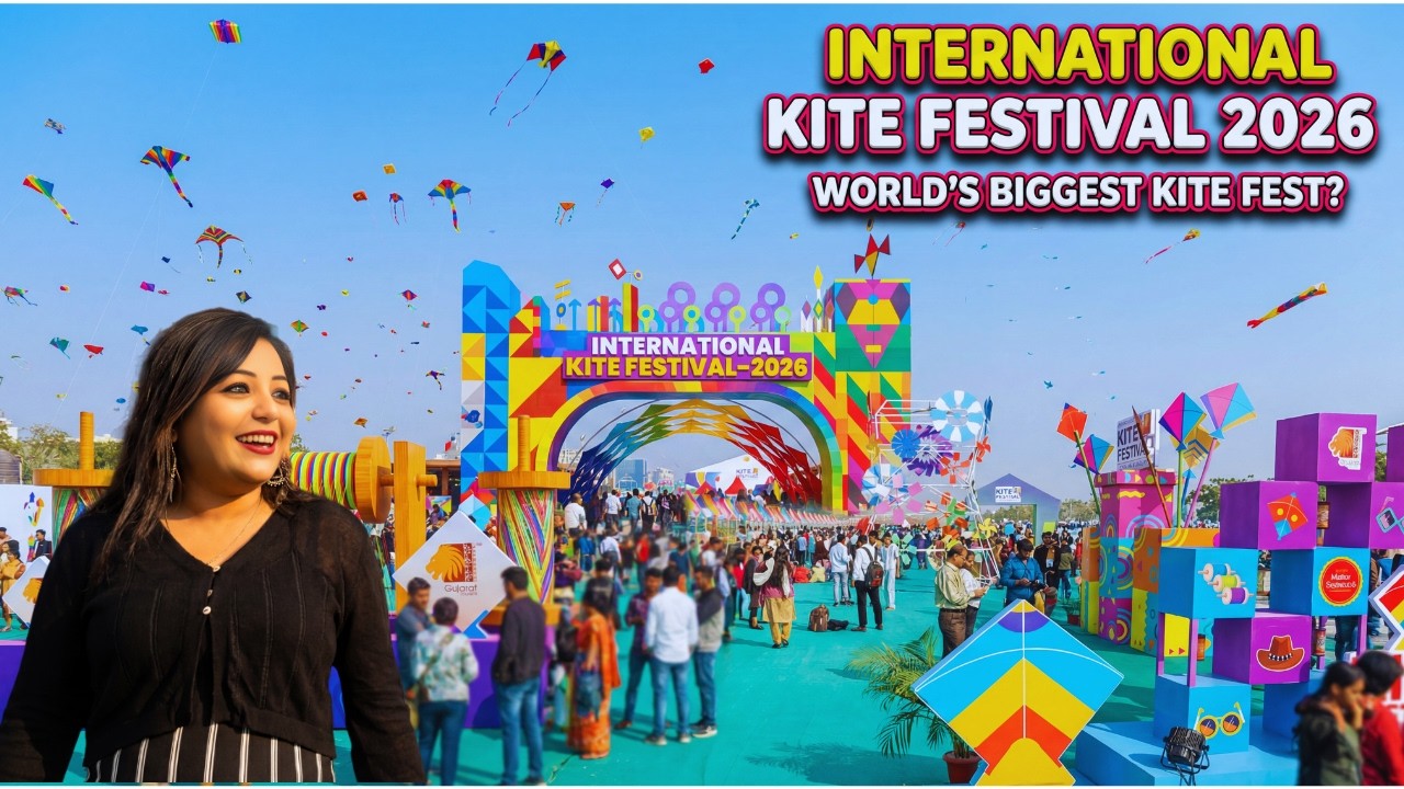 Ahmedabad Turns Into Kite Capital of the World 🪁 | International Kite Festival 2026