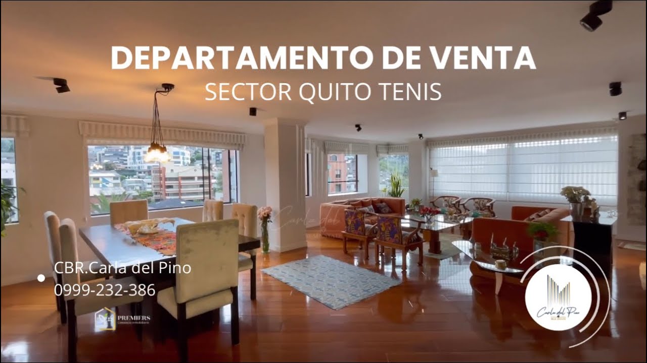 Departamento de venta sector Quito Tenis