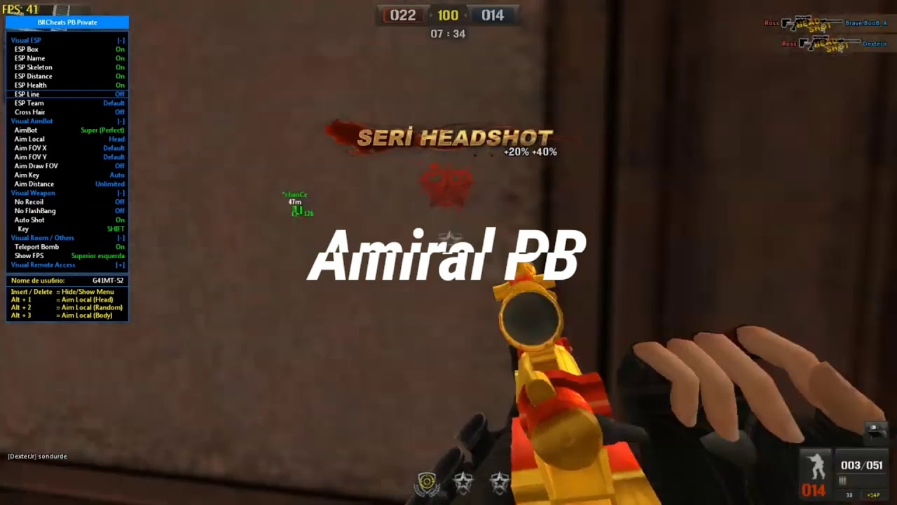 Point Blank Project Gold AimBot+Fast Killer Hack