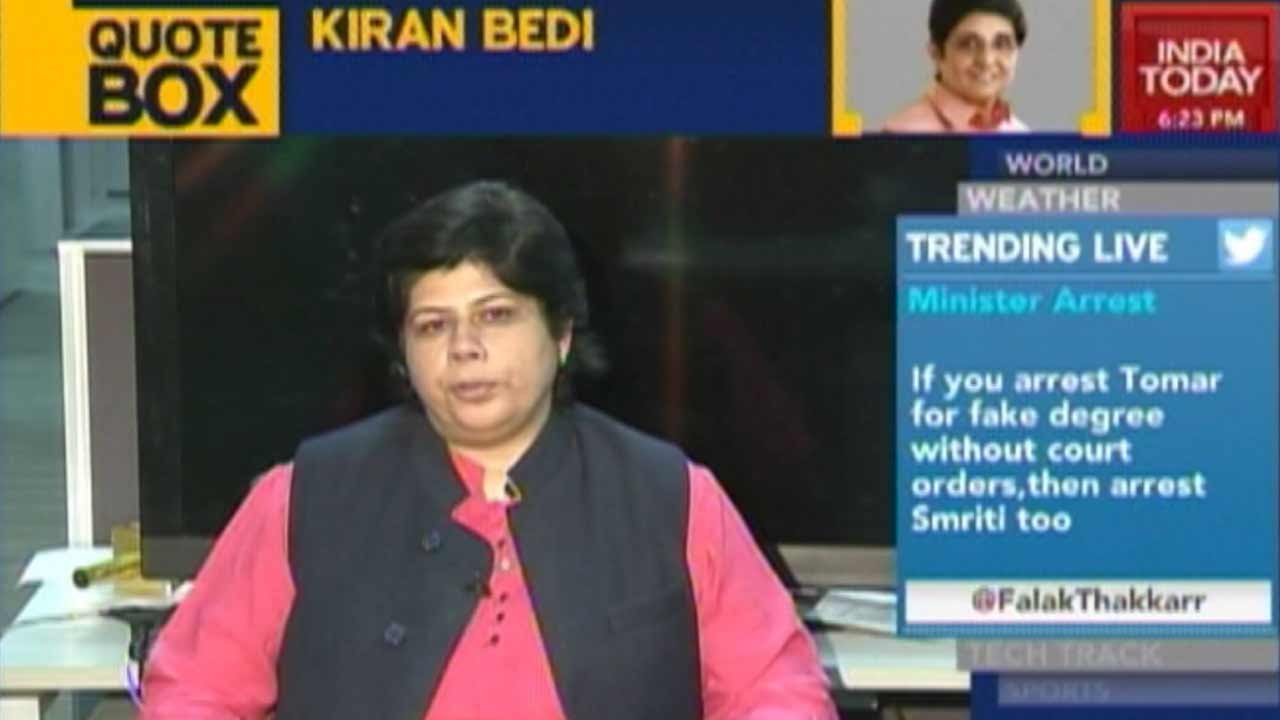 AAP Vs BJP Debate On Law Minister Jitender Singh Tomar's Arrest