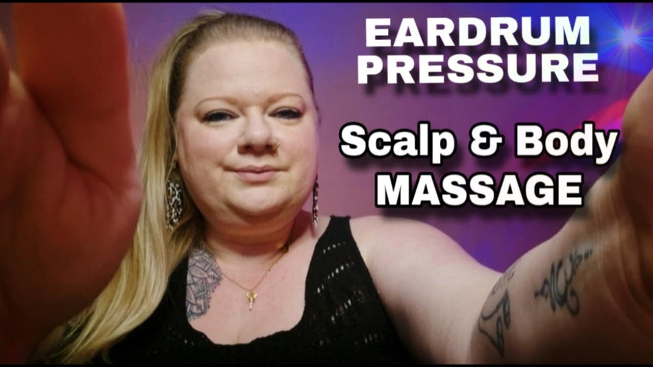 [ASMR] Repeated PREVIEW INTENSE Eardrum Pressure| Scalp & Body Massage (No Talking)