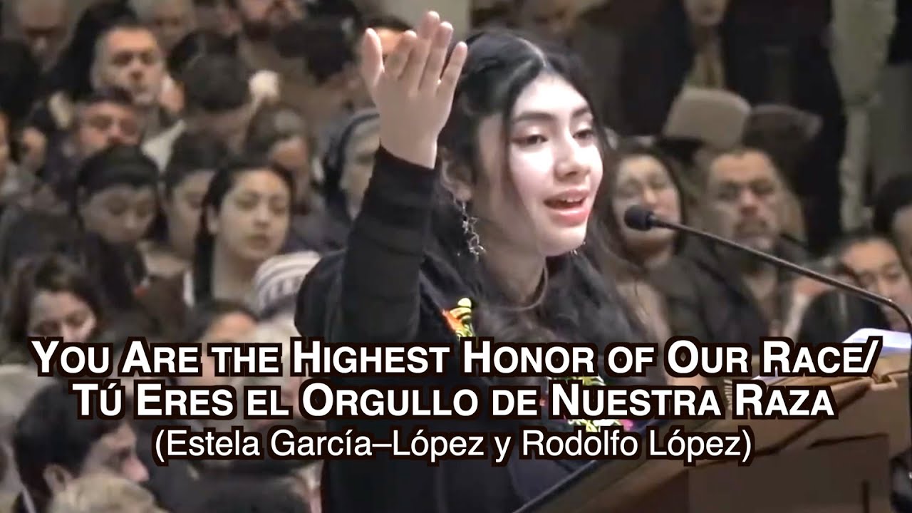 You Are the Highest Honor of Our Race/Tú Eres el Orgullo de Nuestra Raza (E. García–López/R. López)