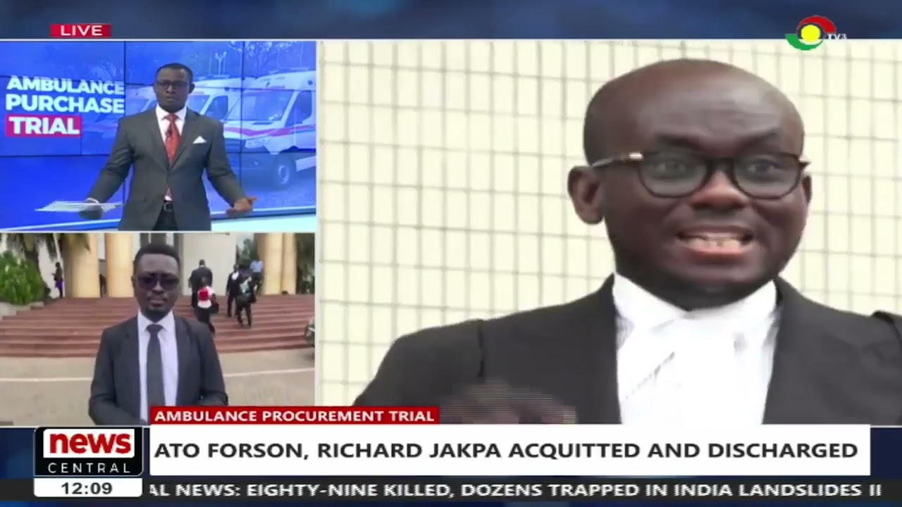 Ambulance trial: Court of Appeal upholds Ato Forson’s submission of no case || News Central