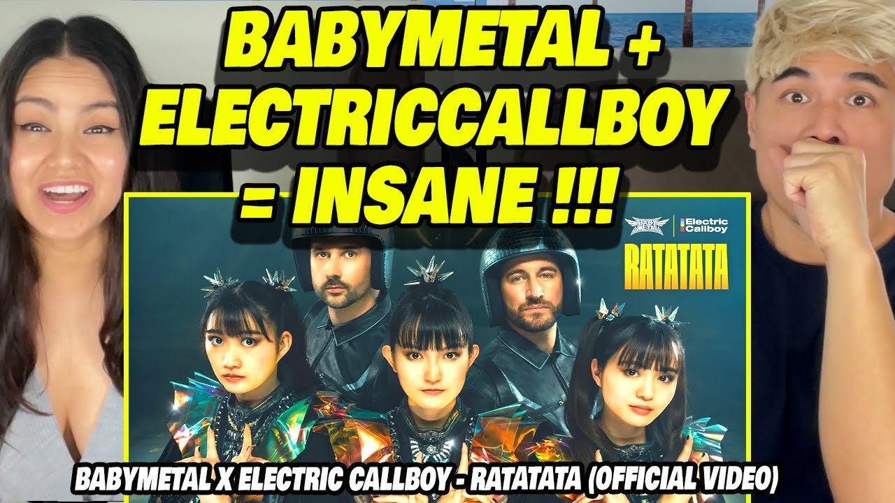 'INSANE !' FIRST TIME WATCHING| BABYMETAL x ELECTRIC CALLBOY - RATATATA (OFFICIAL VIDEO)
