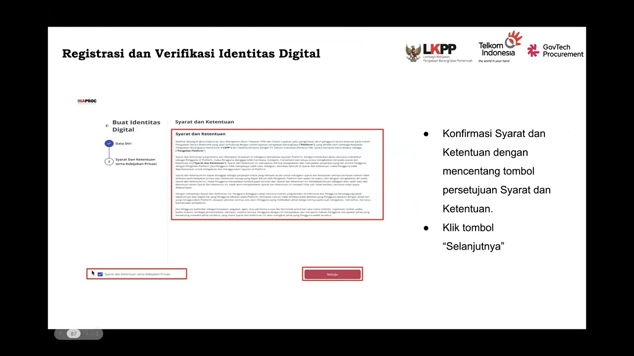 Tutorial Pendaftaran Akun INAPROC