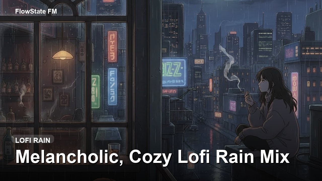 Lofi Rain BGM Mix | для кафе