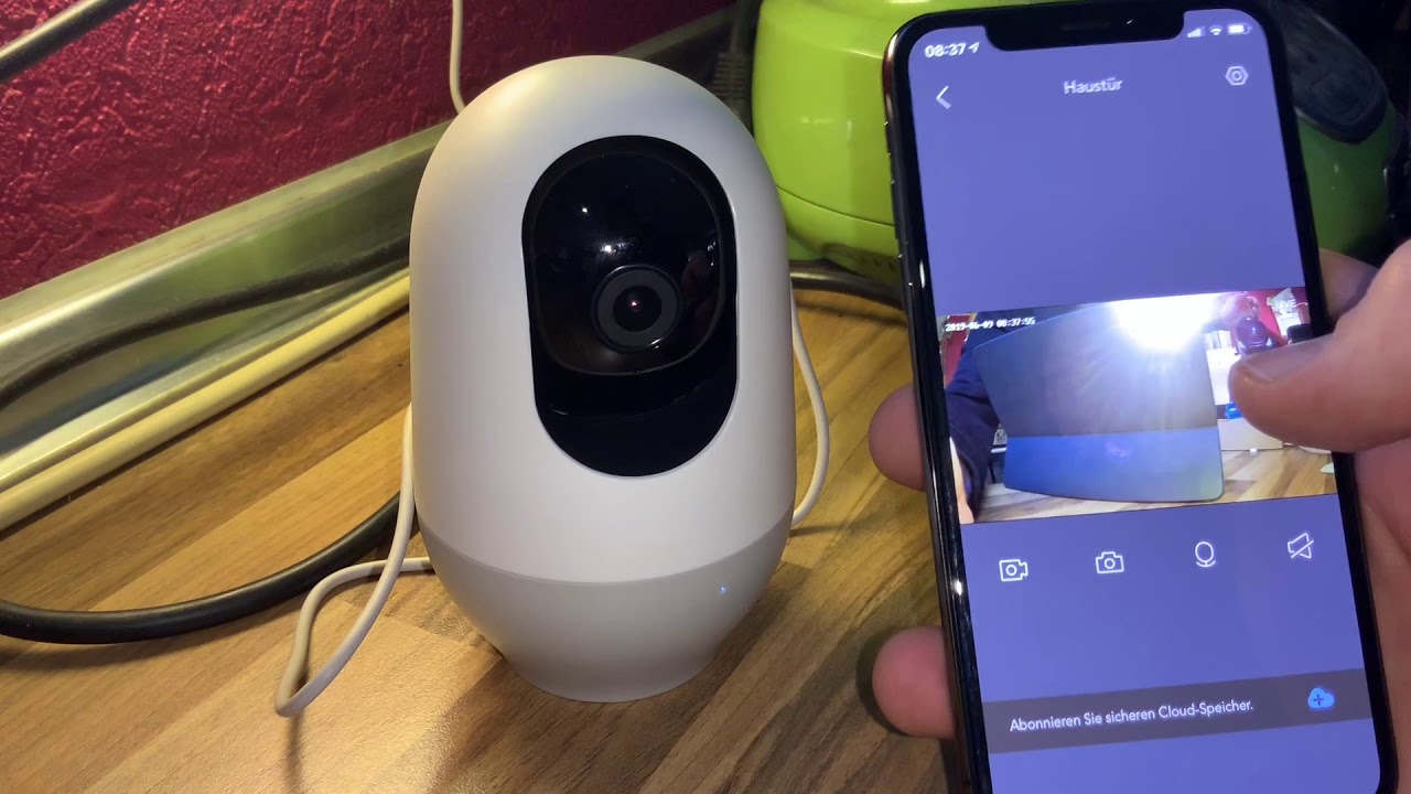 Nooie WiFi Camera Home Security Night Vision Motion & Sound Detection unboxing and instructions
