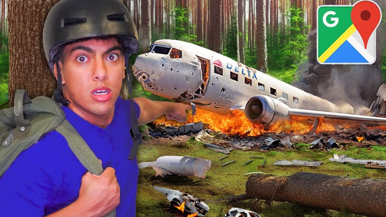 EXPLOREI LUGARES ABANDONADOS DO GOOGLE MAPS