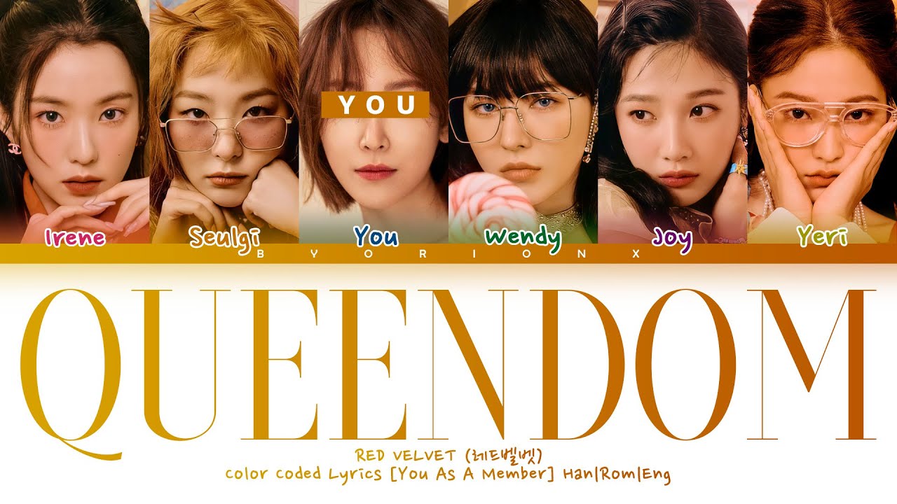 RED VELVET (레드벨벳) 'QUEENDOM' - You As A Member [Karaoke Ver.] || 6 Members Ver.
