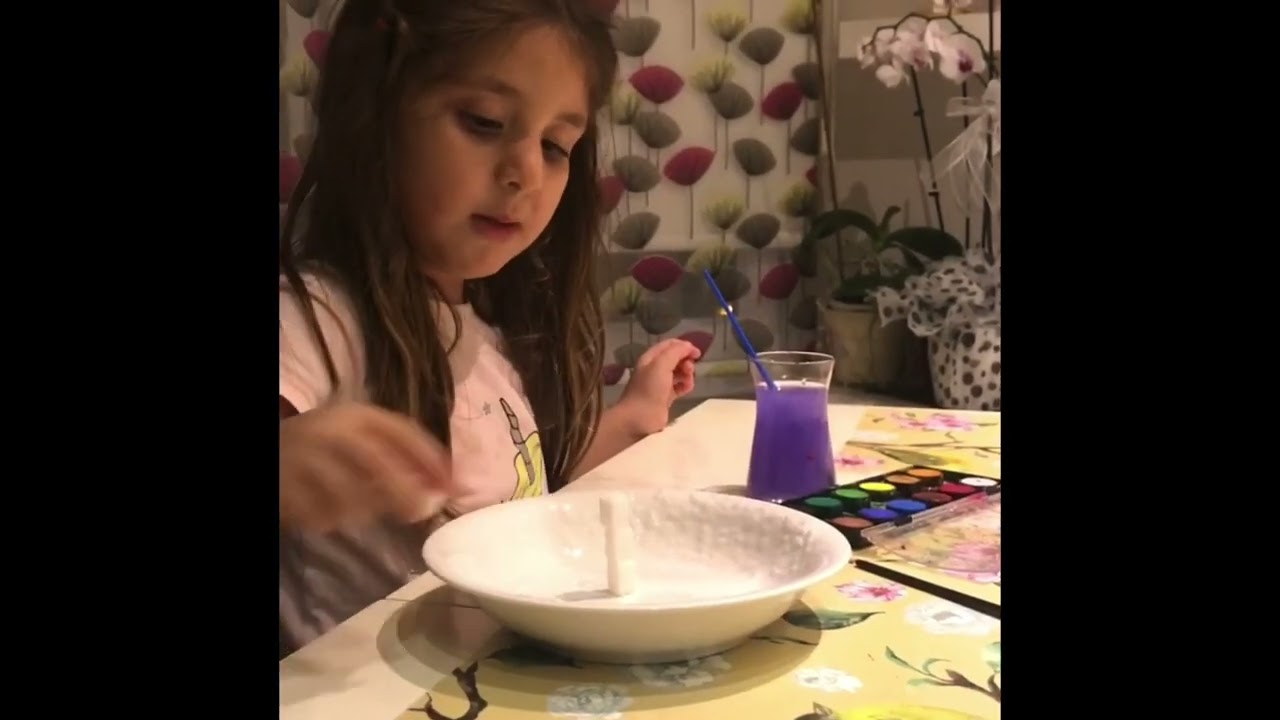 sekerli renkli sular deneyi🌈