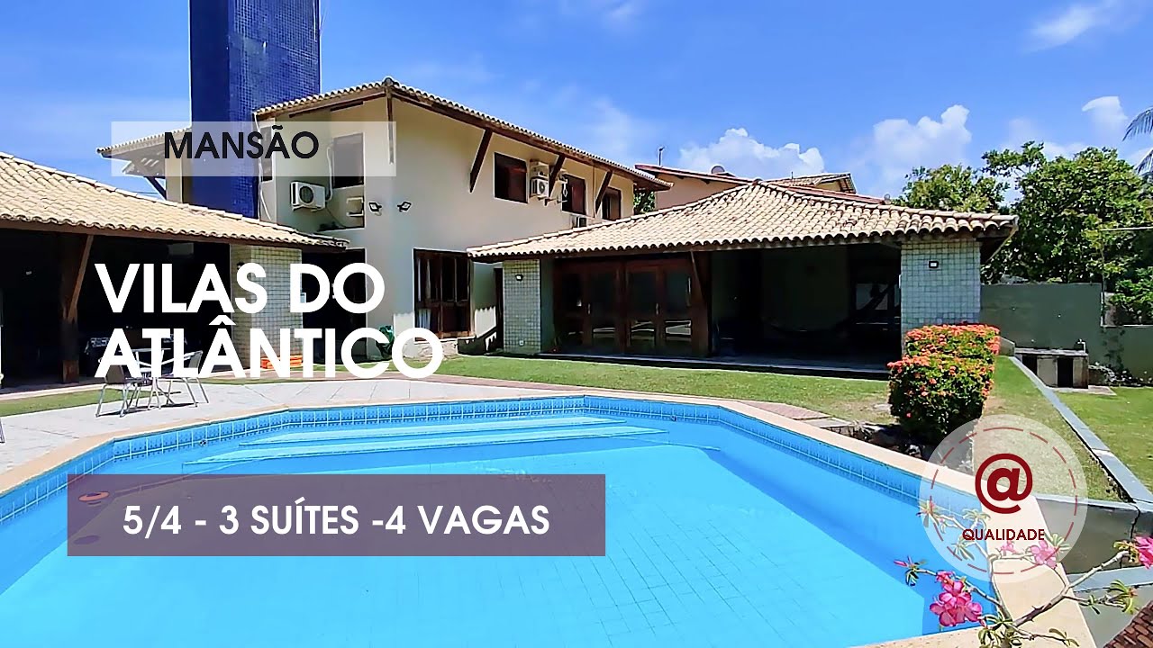 Residência Duplex Exclusiva em Alameda Fechada – Vilas do Atlântico, Lauro de Freitas