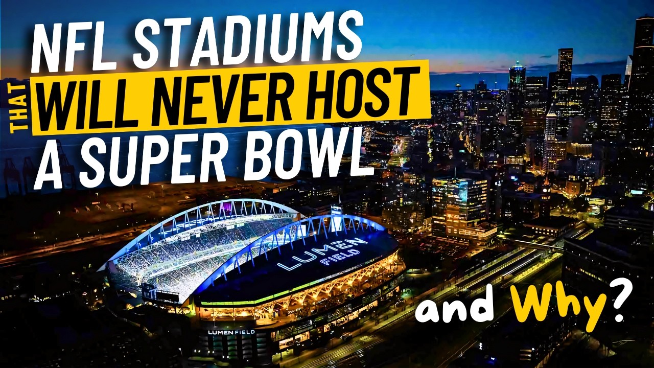 🏈 Стадионы НФЛ, которые НИКОГДА не примут Суперкубок!