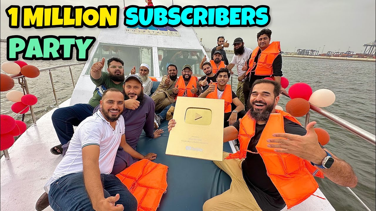 1 Million susbcribers ki surprise party 😍🛥️ VIP setup hogaya 😁 Golden button bhi agaya