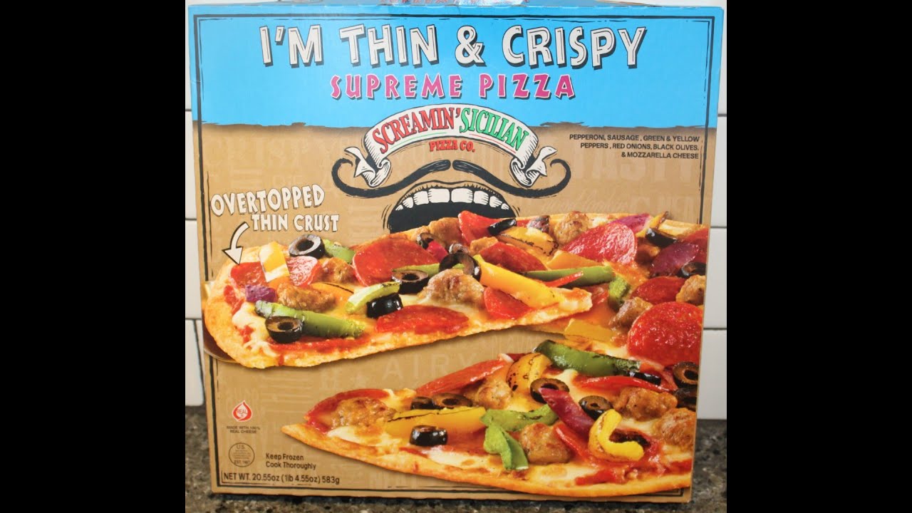Screamin’ Sicilian I’m Thin & Crispy Supreme Pizza Review