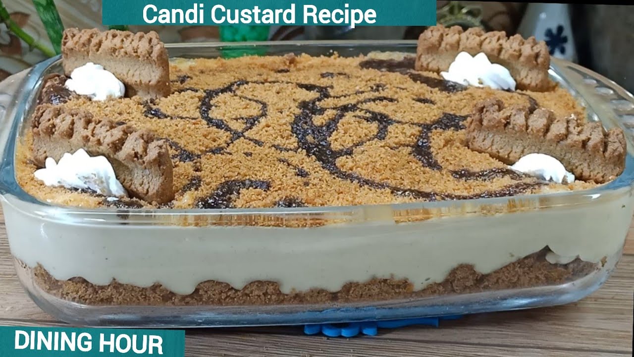 Candi Dessert Recipe by Dining Hour | Candi Custard | How To Make Custard |  Dessert / Sweet Dish