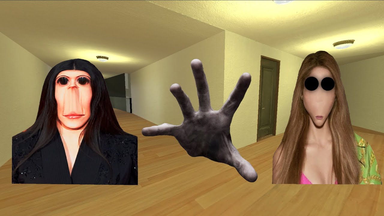 Scary Hand, Shakira Nightmare And Rosalia Bizcochito Nextbot Gmod