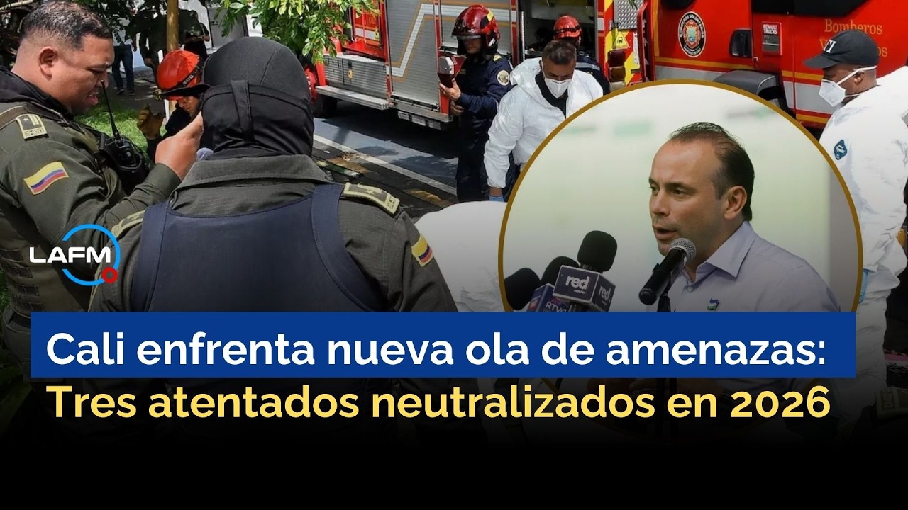 Cali enfrenta nueva ola de amenazas: tres atentados neutralizados en 2026