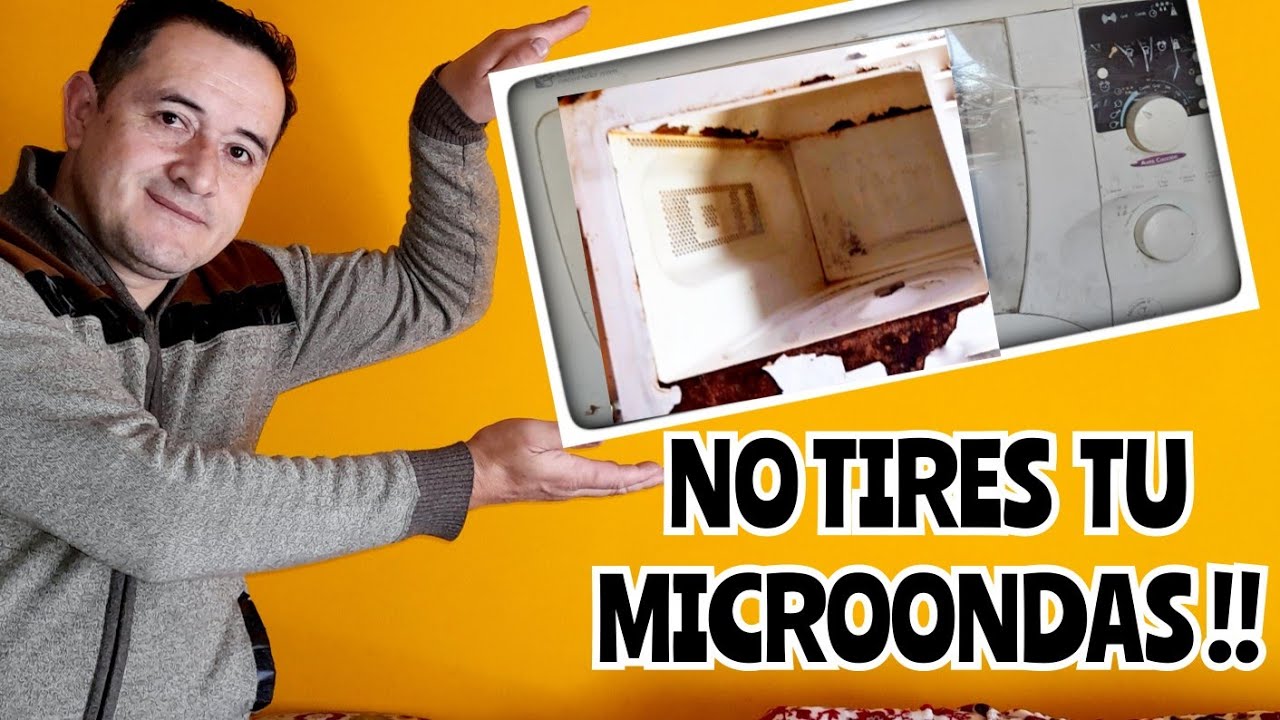 Microondas muy oxidado! Tiene solución?