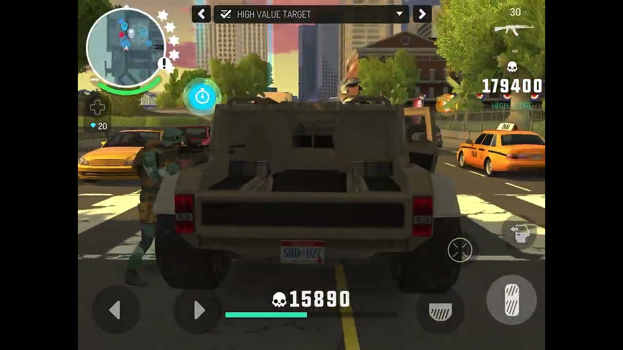 Gangstar New Orleans Part 1199 Gameplay - 5 Star Rampage and Police Chase