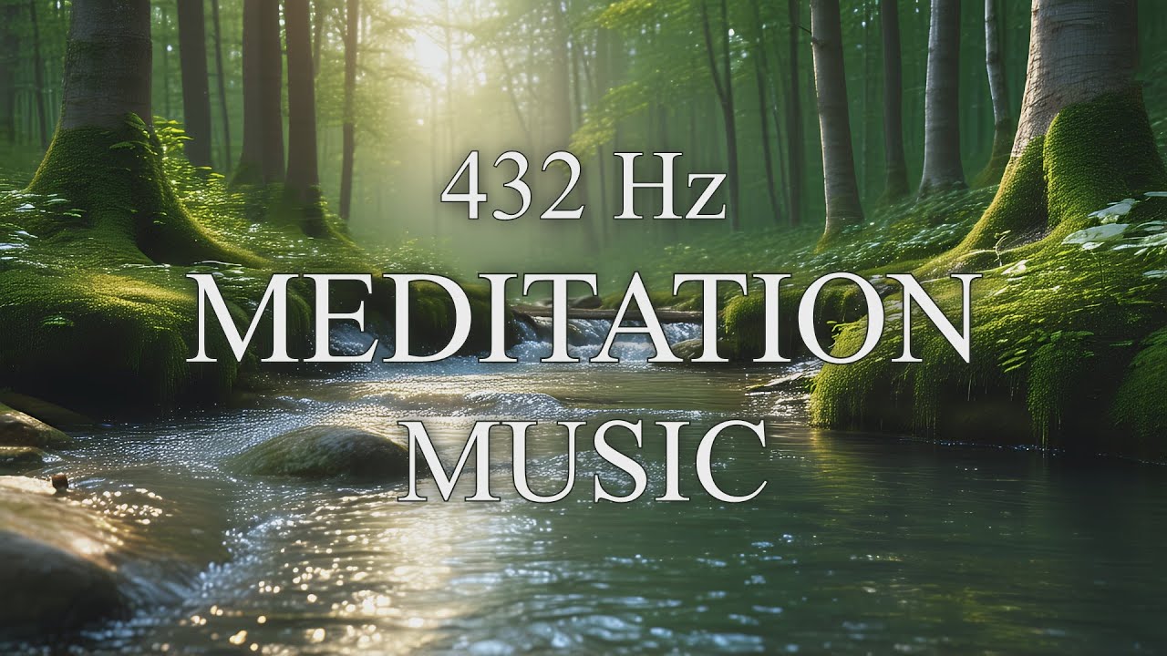 432 Hz Meditation Music | Focus, Sleep, Concentration, Relax | Black Screen