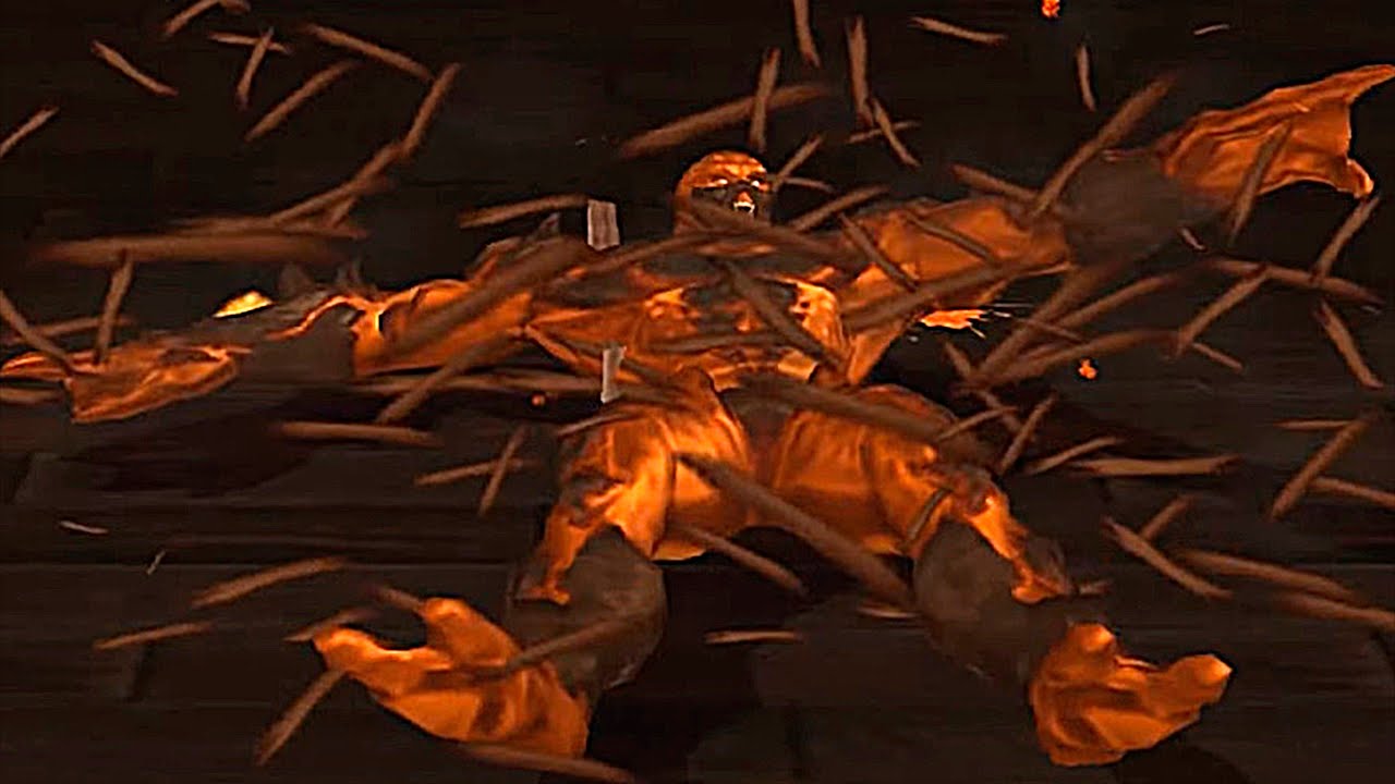 MORTAL KOMBAT ARMAGEDDON ALL TRANSITIONS AND TRAPS ON ''BLAZE'' 4K/60FPS