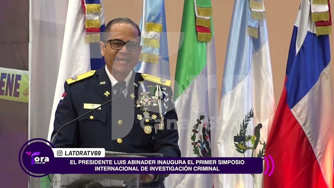 ANDRES MODESTO CRUZ CRUZ INAUGURACIÓN DEL PRIMER SIMPOSIO INTERNACIONAL DE INVESTIGACION CRIMINAL