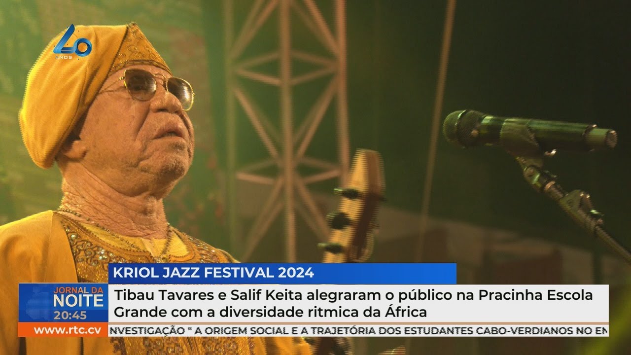 Tibau Tavares e Salif Keita animaram a Pracinha da Escola Grande com ritmos africanos