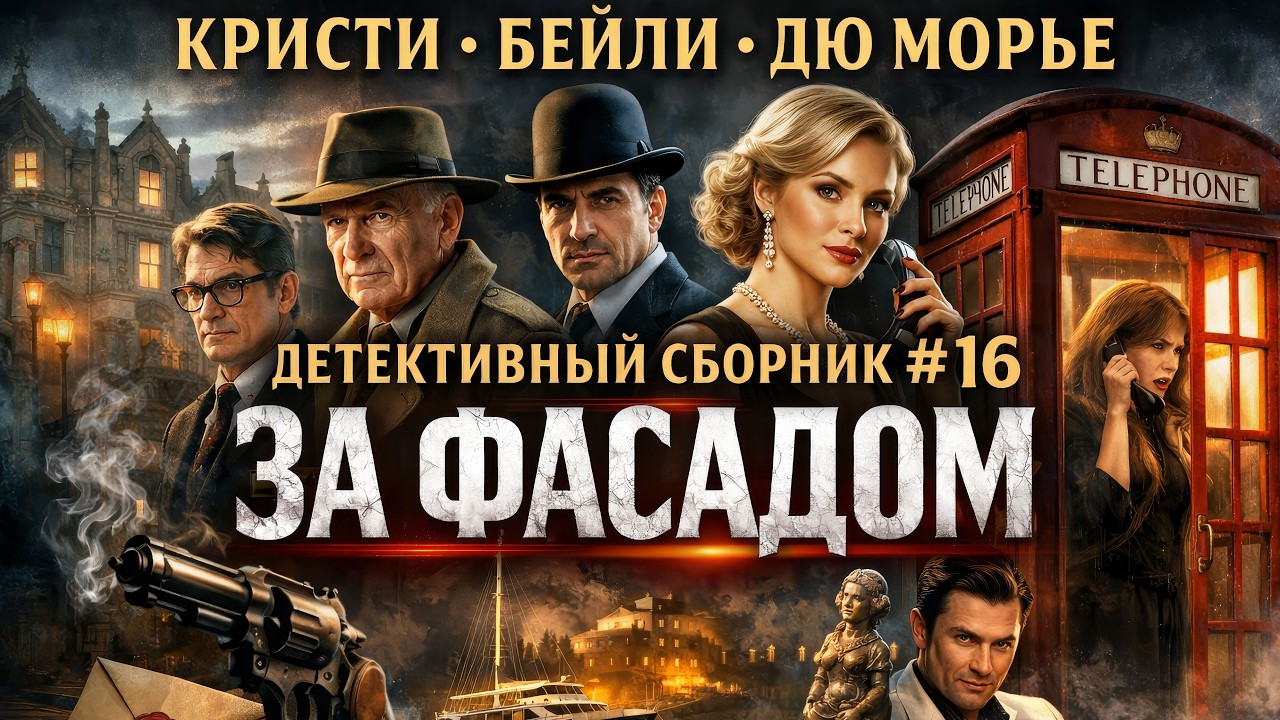 ЗА ФАСАДОМ | Детективный сборник #16 | Аудиокнига (Рассказы) | Звуки Книги