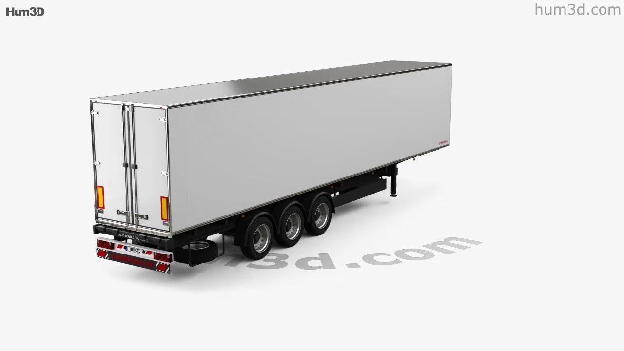 Schwarzmueller Refrigerator Semi Trailer 3-axle 2016 3D model by 3DModels.org