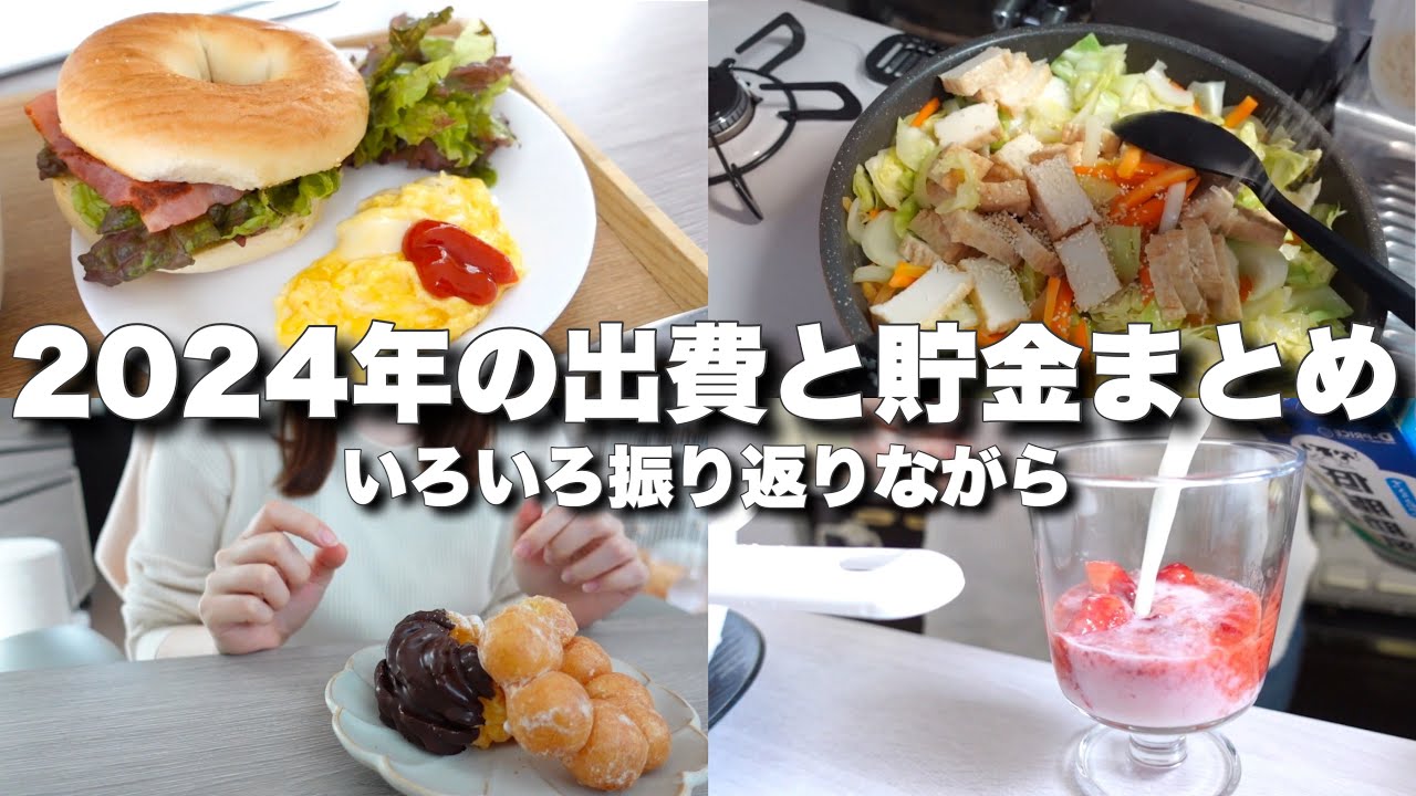 【音声あり】1年間の出費と貯金額の公開👛￤家計管理￤猫との暮らし￤2024年