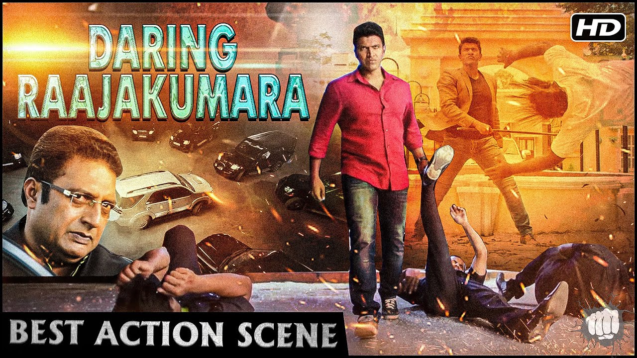 Darling Raajakumara Best Action SceneS | Puneeth Rajkumar Action | South Movie Action Scene
