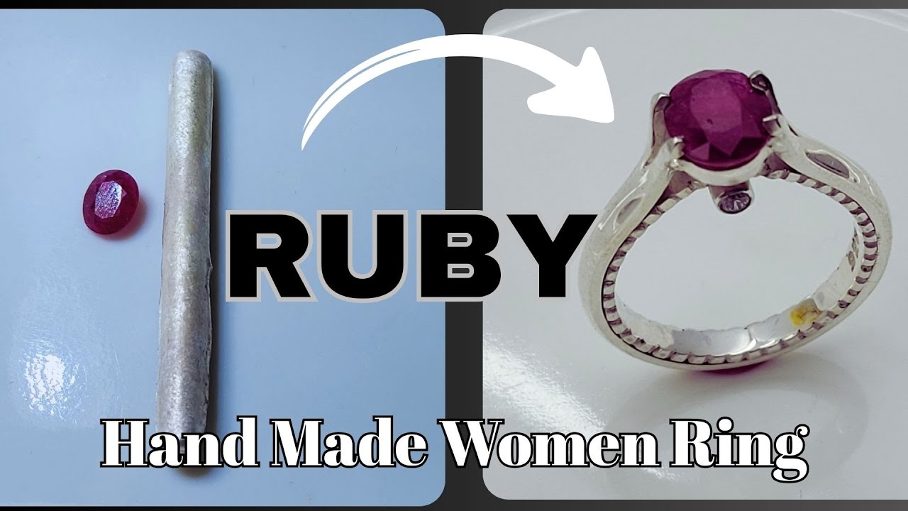 Ruby Ring Crafting Process | Handcrafted Silver Jewelry