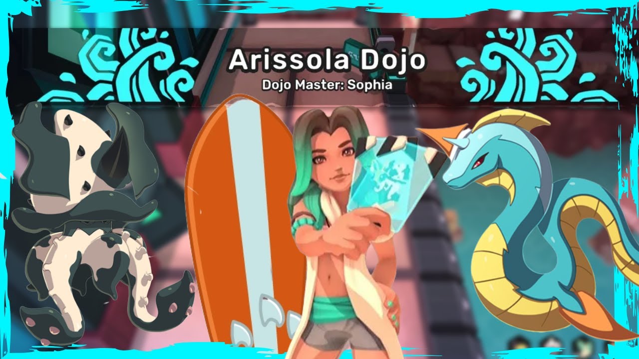 The First Dojo in Temtem! - How to Get the Surfboard - Battling Sophia, Leader of the Arissola Dojo!