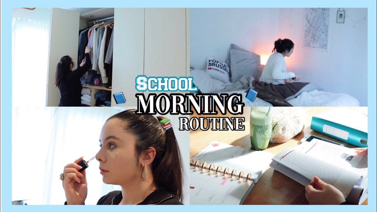 📘🦋 MORNING ROUTINE POUR L'ÉCOLE 🦋📘
