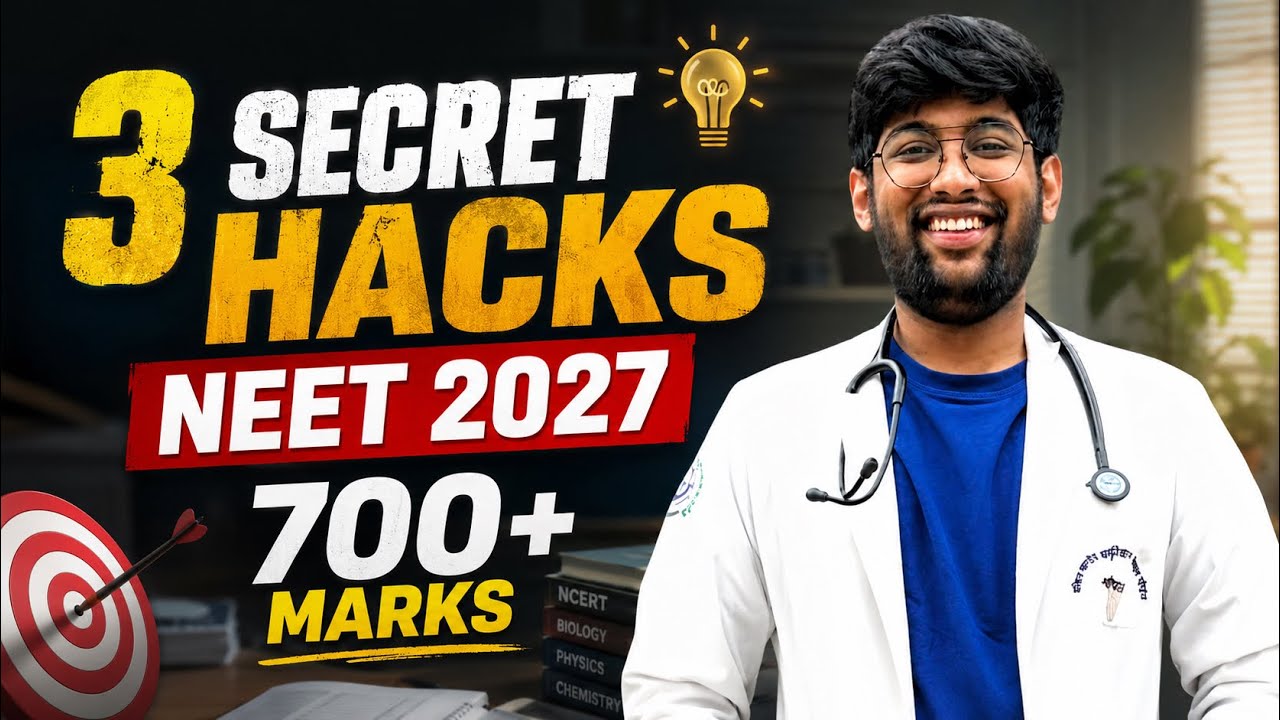 700+ marks in NEET 2027🔥| 3 Secret Hacks of Toppers
