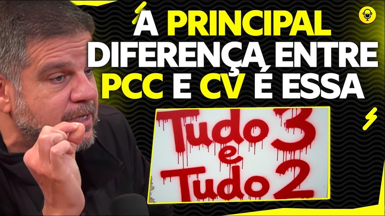 RODRIGO PIMENTEL EXPLICA A PRINCIPAL DIFERENÇA DAS FACÇÕES CV E PCC