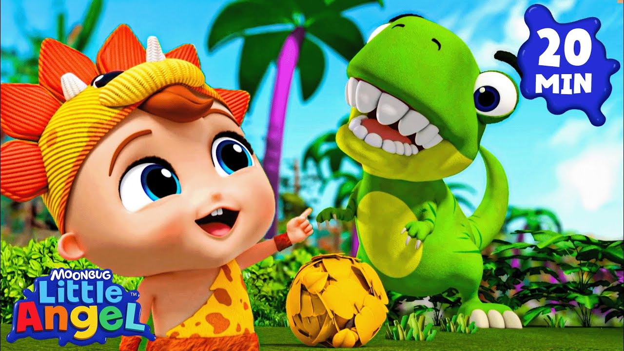 Dinosaur Song | Little Angel Kids Songs & Nursery Rhymes