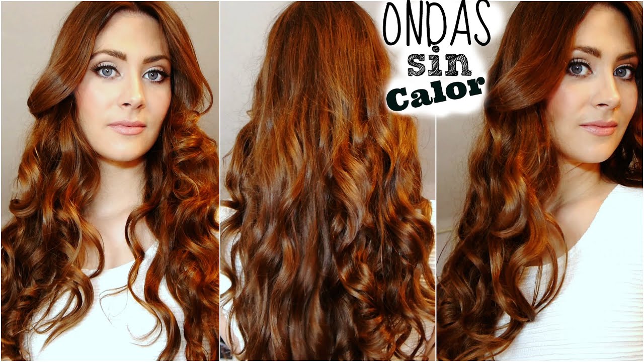Cómo hacer Ondas o rizos sin calor (Sin Planchas). Sin Dañar tu cabello! Heatless Curls