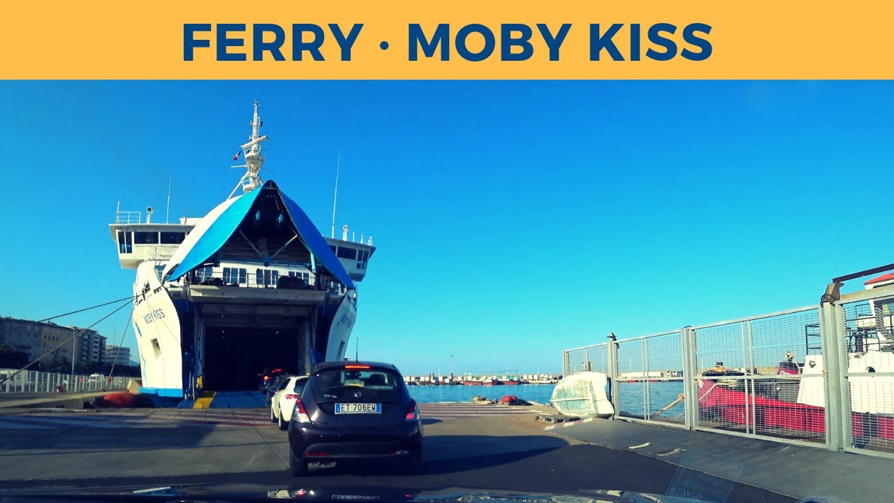 Passage on ferry MOBY KISS, Bastia - Piombino (Moby Lines)