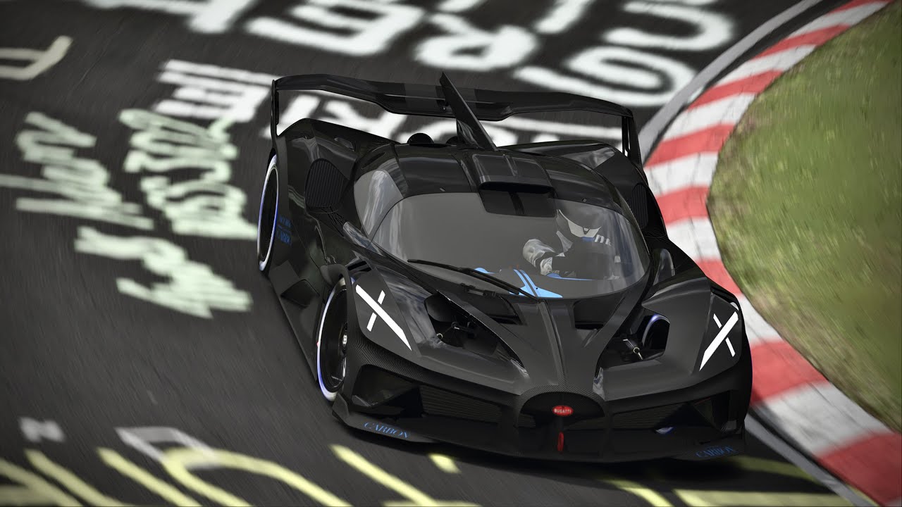 Bugatti Bolide Nurburgring Nordschleife hotlap: 5:55:954 | Assetto Corsa PC + Download link