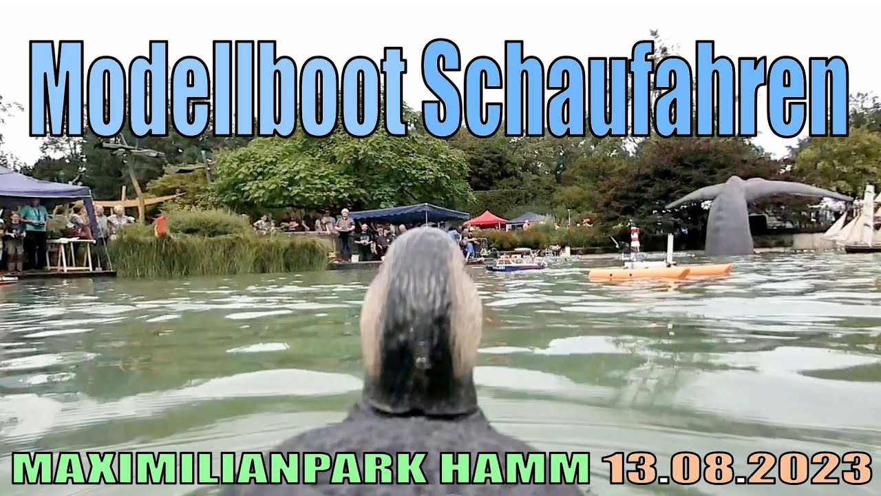 RC MODELLBOOT SCHAUFAHREN | MAXIMILIANPARK HAMM, GER 13.08.2023
