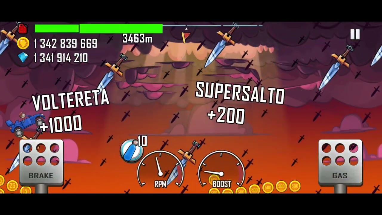 Hill Climb Racing [Megautopista] Record De 7000 Metros
