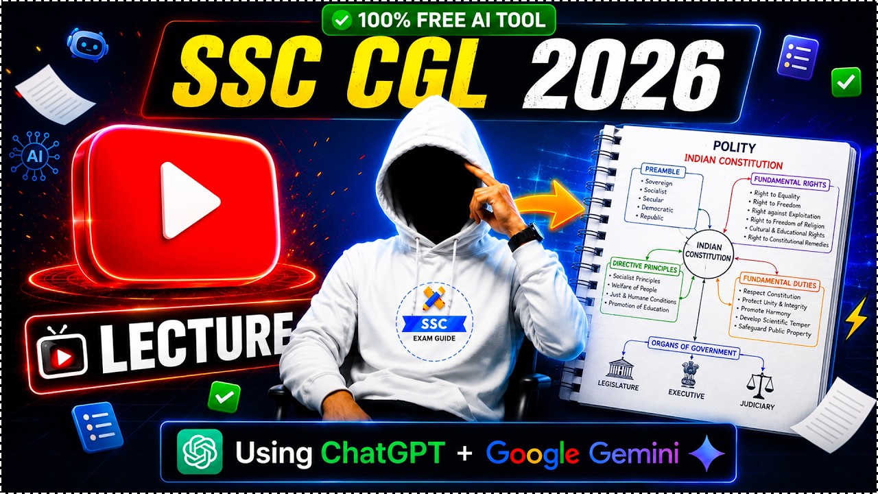 👌Convert Any YouTube Lecture Into Printable AI Notes in Seconds (100% FREE AI Tools)