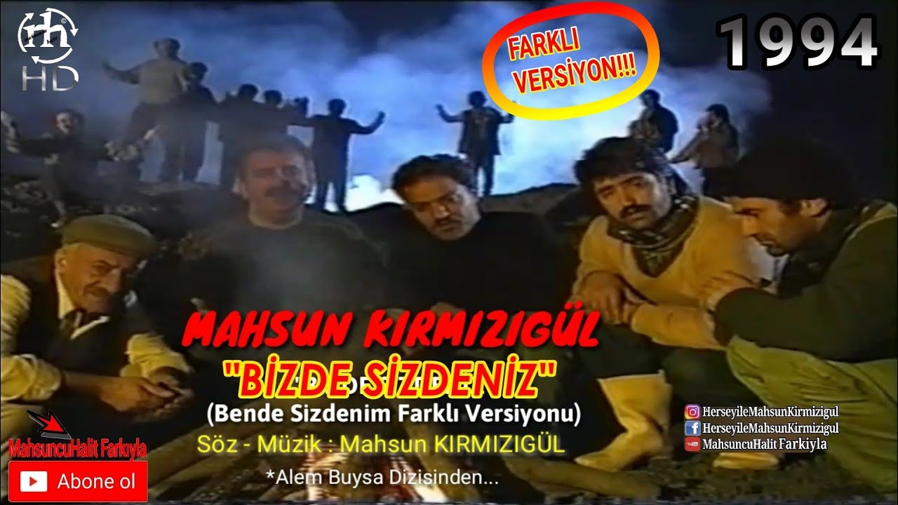 MAHSUN KIRMIZIGÜL - BİZDE SİZDENİZ | Bende Sizdenim Farklı Versiyonu | Nette İlk KEZ 5. Bölüm (1994)