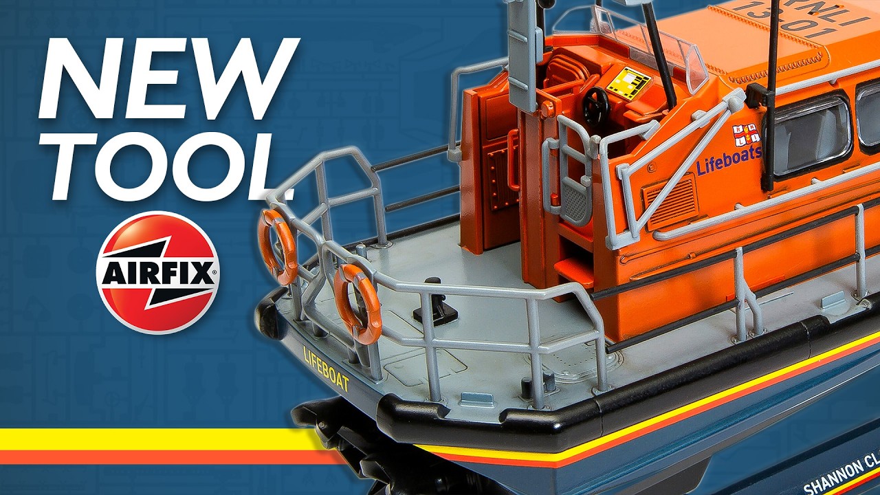 BACK IN STOCK! Airfix | RNLI Shannon Class Lifeboat- Starter Set