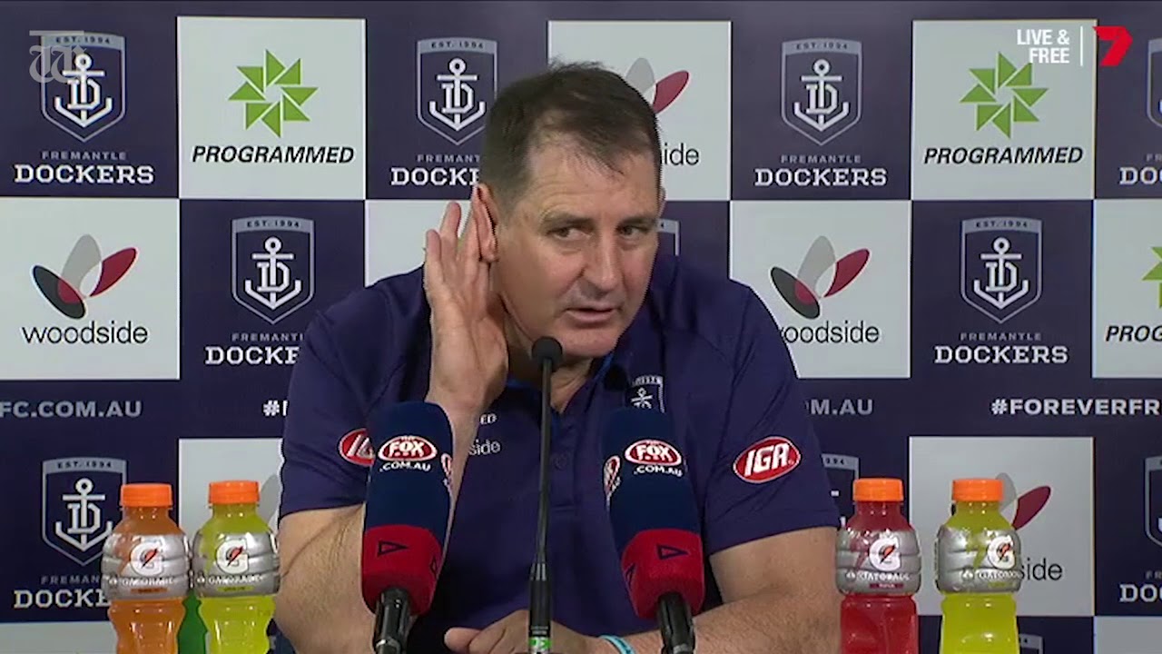 Ross Lyon angry at the media