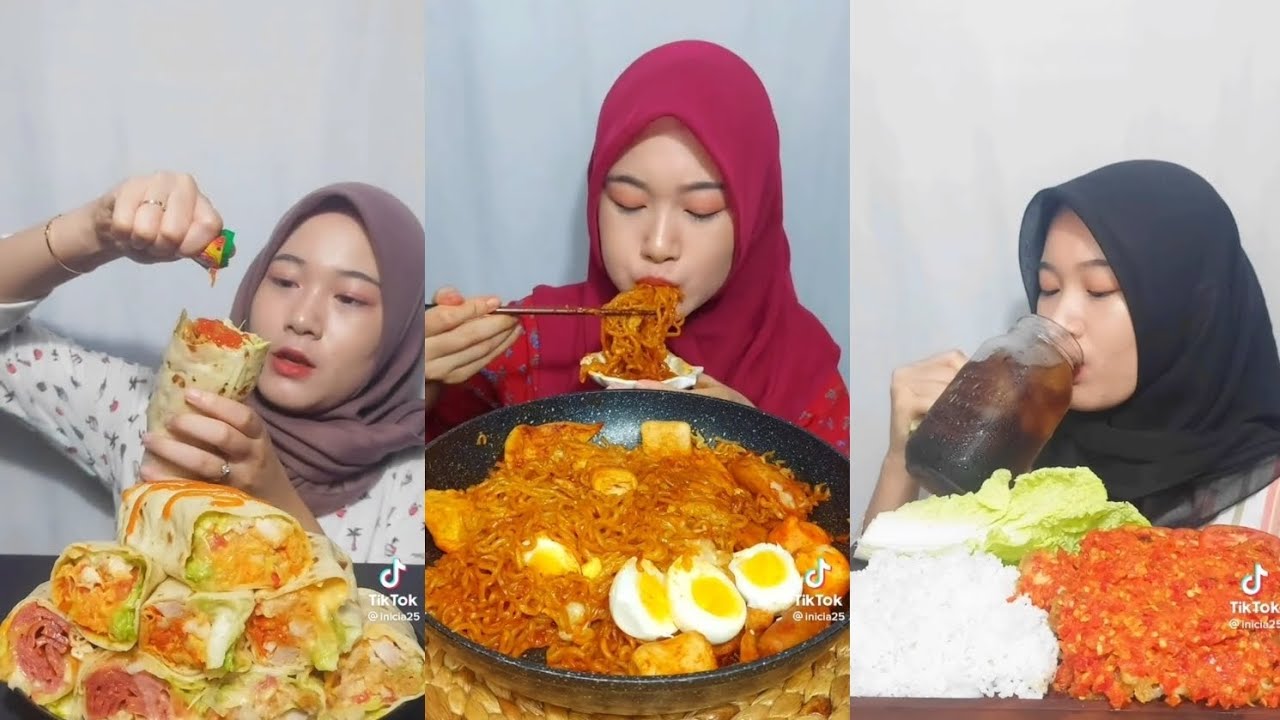 KOMPLIKASI MUKBANG 🍜 t:inicia25 🌯#mukbang #miekorea