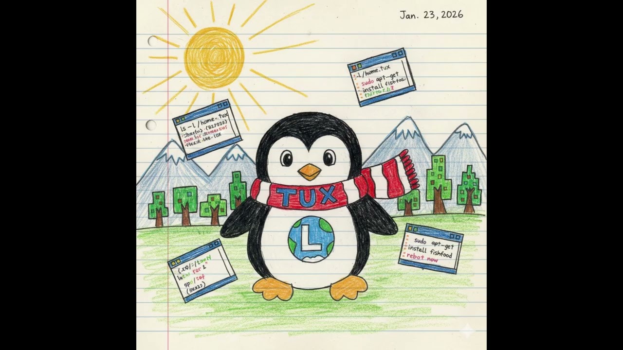J'utilise linux (Musique IA)