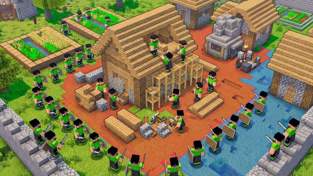 Commanding my OWN ARMY in Minecraft
